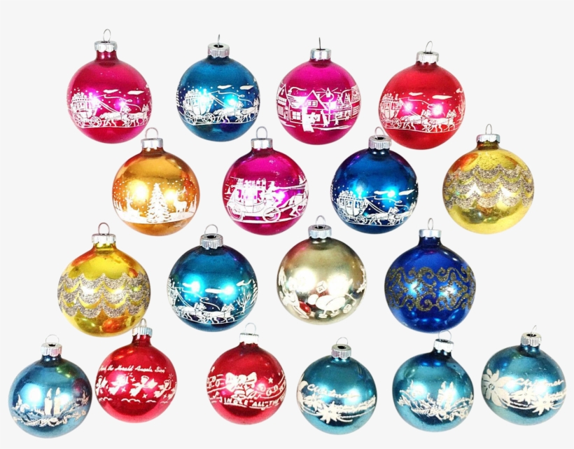 Retro Christmas Ornaments Png - Christmas Ornament, transparent png #9222214