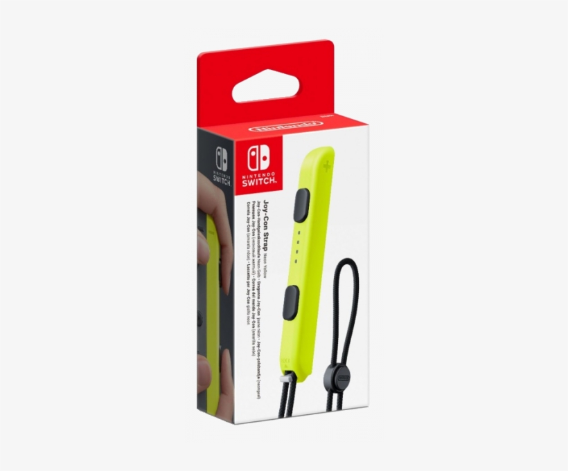 Joy-con Strap Do Konsoli Nintendo Switch - Nintendo Switch Neon Yellow, transparent png #9222571