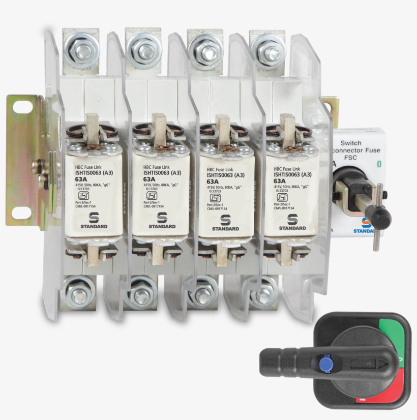 Sdf Switch Disconnector Fuse Unit With Open Execution - Switch Disconnector Fuse Unit, transparent png #9223083