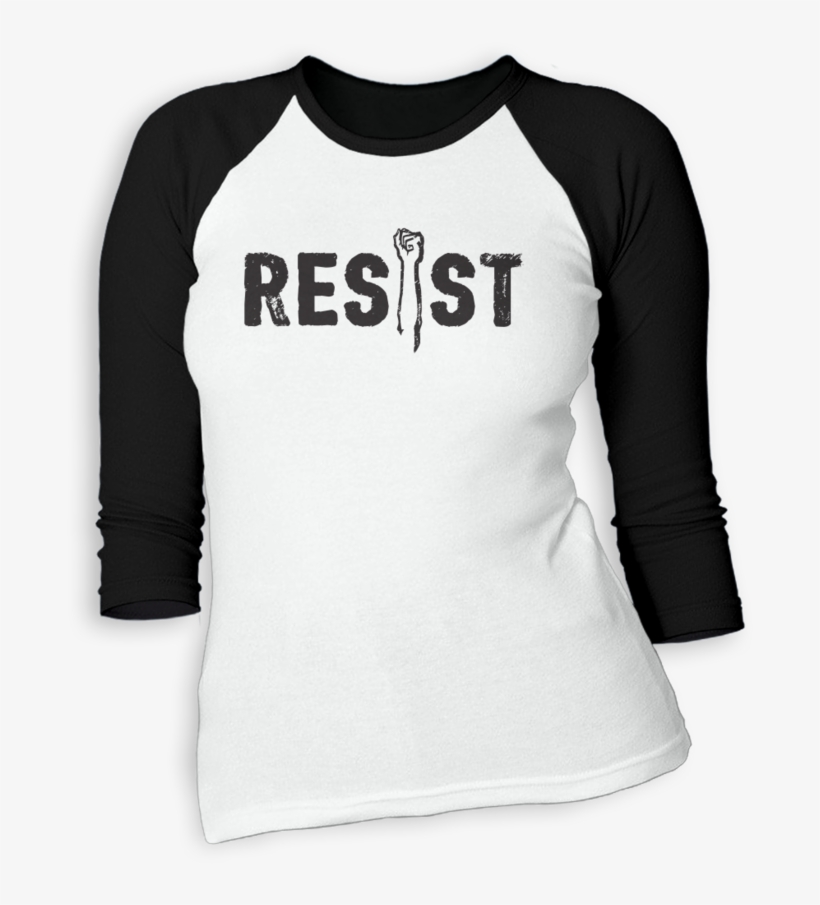 Anti Trump Power Fist T-shirt - Shirt, transparent png #9223187