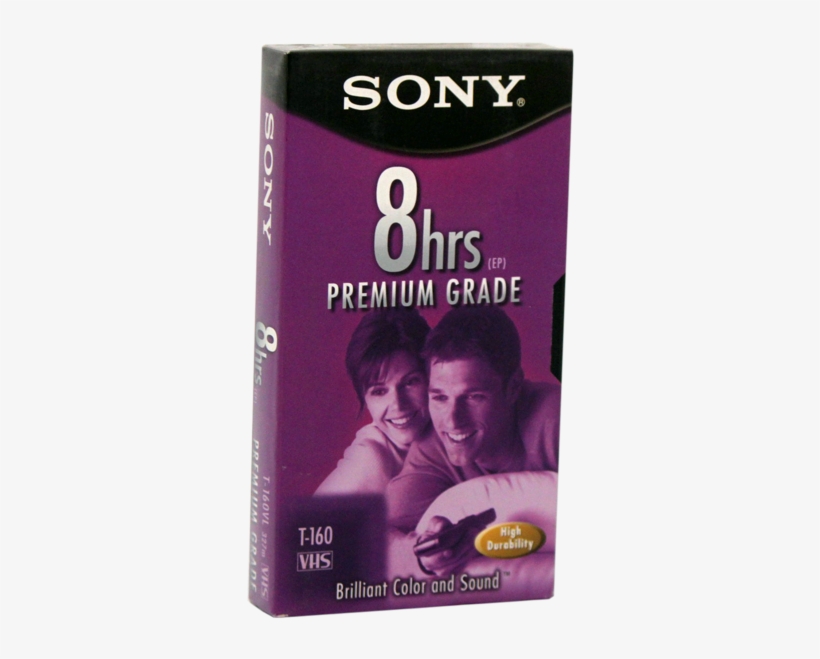 Sonyt-160vl - Sony Premium Grade 6 Hrs Vhs, transparent png #9223287