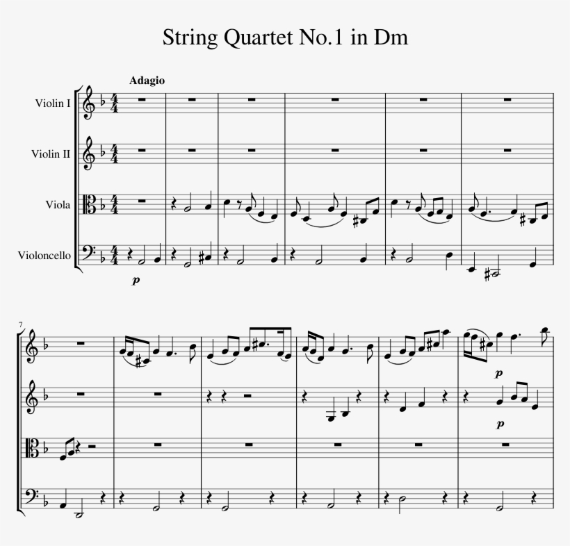 Yet Another String Quartet From A Beginnerplease Share - Smoke Gets In Your Eyes Violin, transparent png #9223859