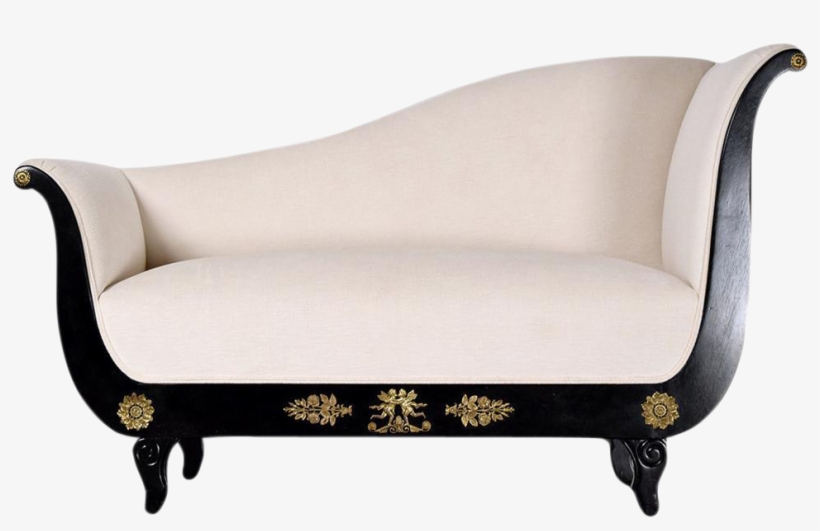 Antique Chaisee White Furniture Design Awesome Code - Chaise Longue, transparent png #9224223