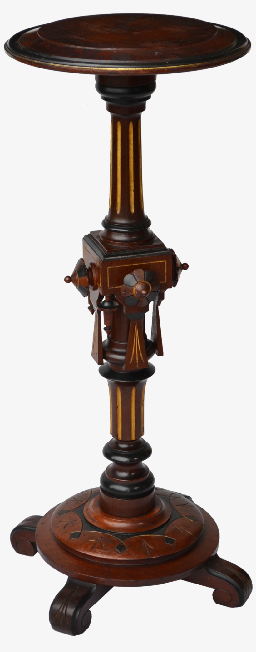The Original Gilt And Ebony Is In Generally Good Condition - Column, transparent png #9224241