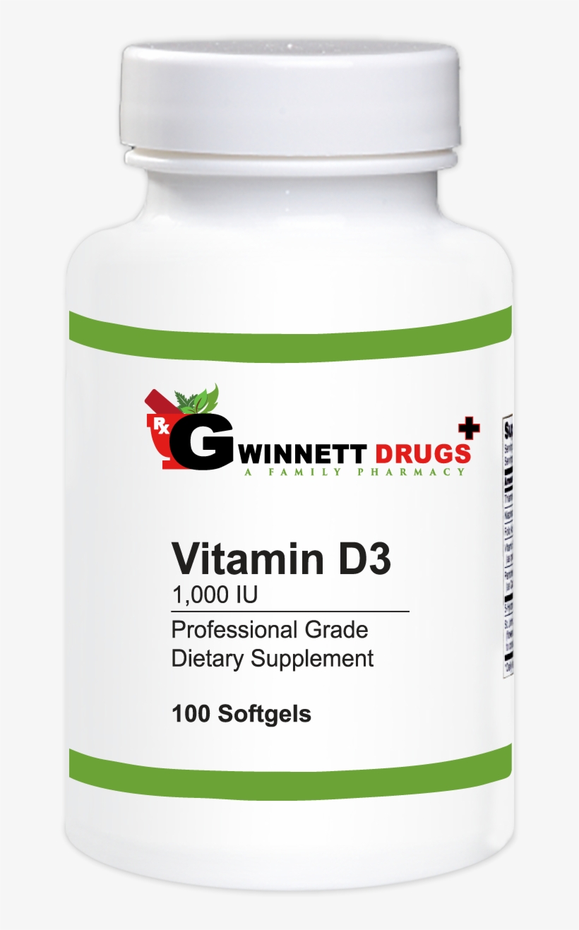Vitamin D3 1,000 Iu - Vitamin, transparent png #9224309