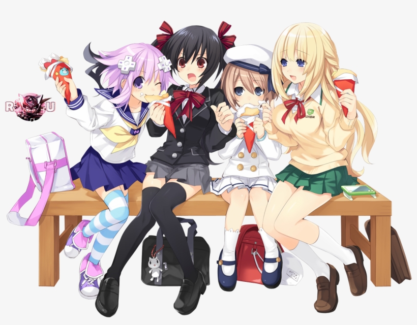 Neptune And Noire Render, transparent png #9224731