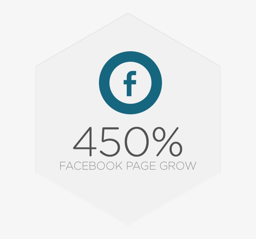 450 Facebook Grow@2x - Graphic Design, transparent png #9224839