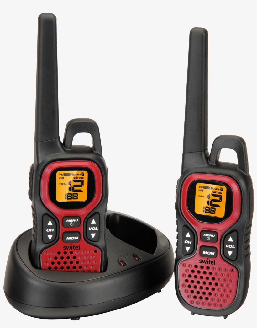 Walkie Talkie With Illuminated Display Switel Switel - Talkie Walkie Avec Chargeur, transparent png #9225041