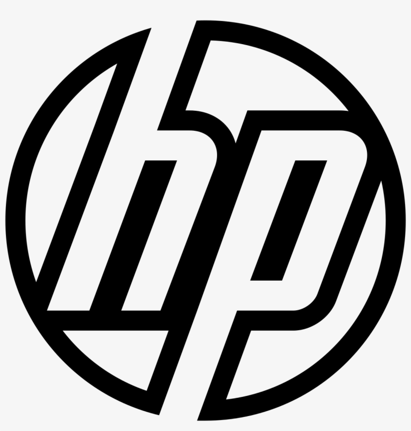 Hp Png Transparent Hppng Images Pluspng - Hp Logo Png White, transparent png #9225425