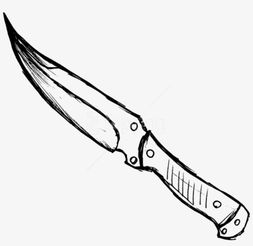 Free Png Knife Drawing Png - Drawing Knife, transparent png #9226131