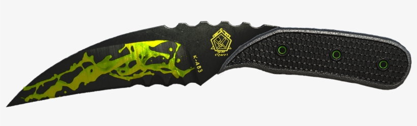 Toxic Knife - Utility Knife, transparent png #9226181