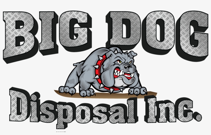 Big Dog Disposal, Order Local Dumpster Rentals, Trash - Big Dog Logo Png, transparent png #9226865