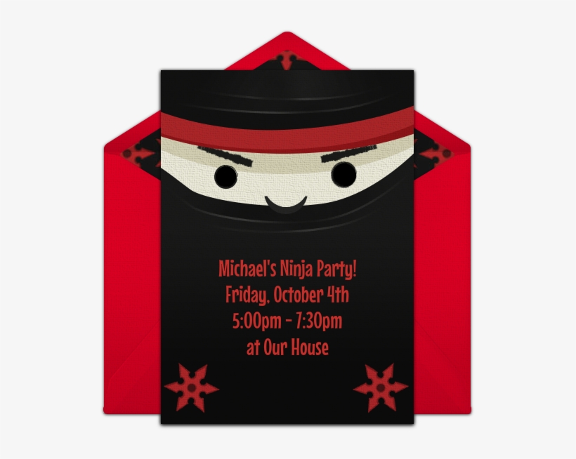 Ninja Online Invitation - Paper, transparent png #9227140