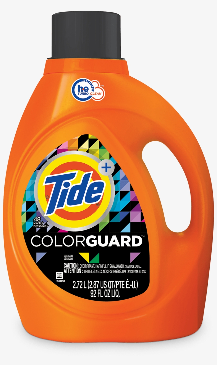 Tide Colorguard Laundry Detergent Packaging - Tide Detergent, transparent png #9227350