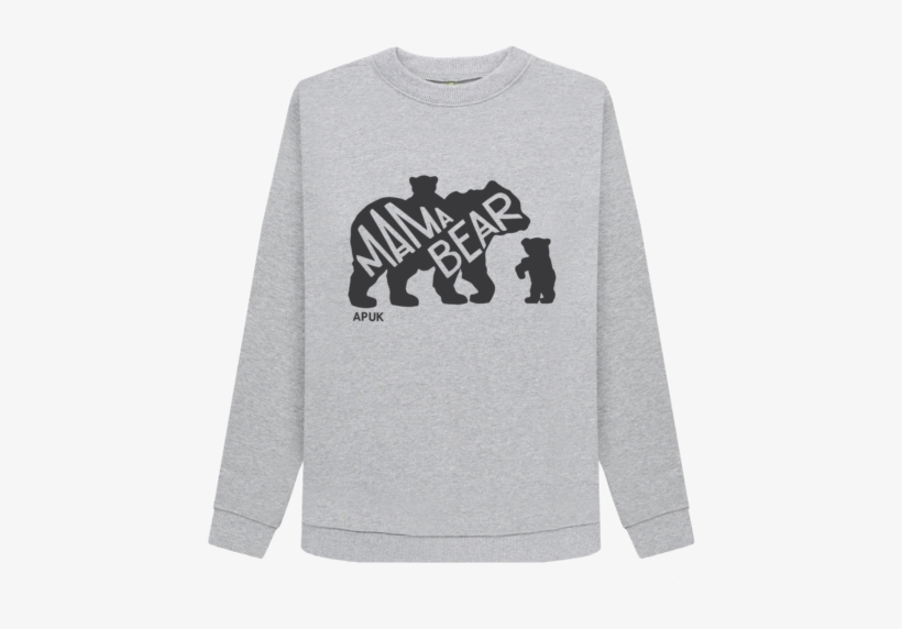 Mama Bear - Sweater, transparent png #9227537