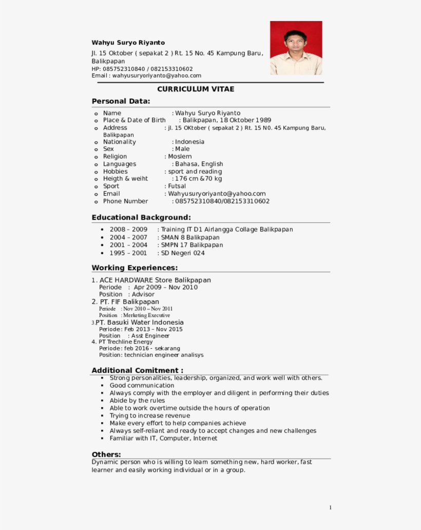 Curriculum Vitae Personal Data - Greenhouse Effect Description And Method Followed, transparent png #9227746