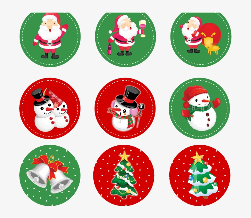 Free Printable Christmas Sticker, transparent png #9228470