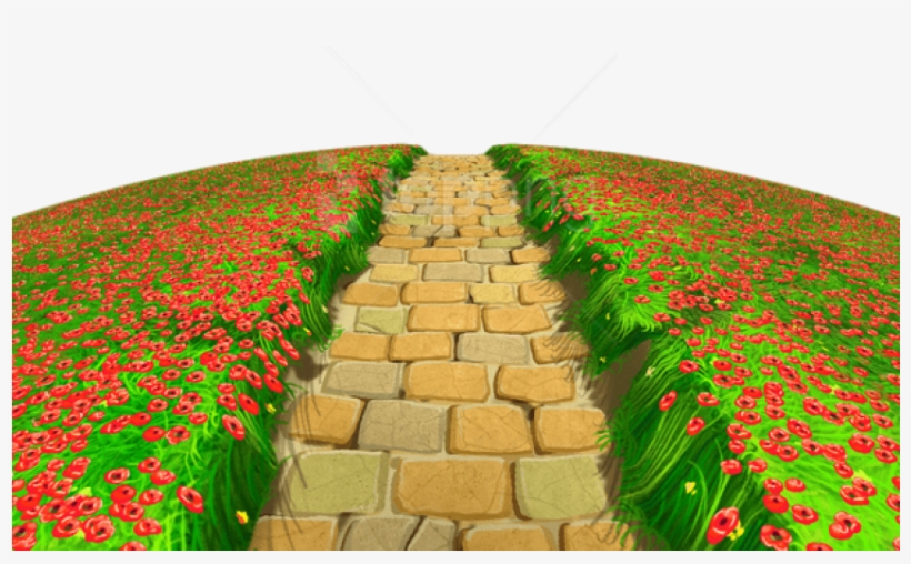 Free Png Download Stone Path With Flowers Ground Png - Stone Pathway Clipart, transparent png #9228968