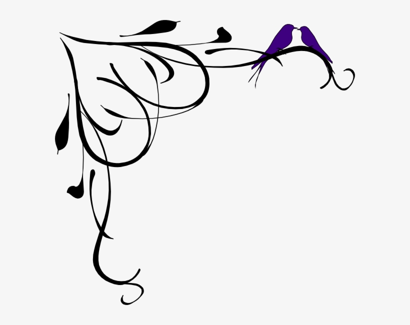 Love Birds On A Branch Svg Clip Arts 600 X 570 Px Free Transparent Png Download Pngkey