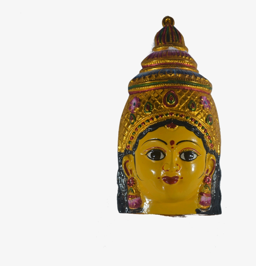 Varalakshmi Amman Face Varalakshmi Puja Festival Products - Statue, transparent png #9230636