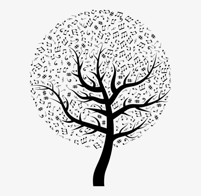 Song Clipart Music Notation - Music Tree, transparent png #9231514
