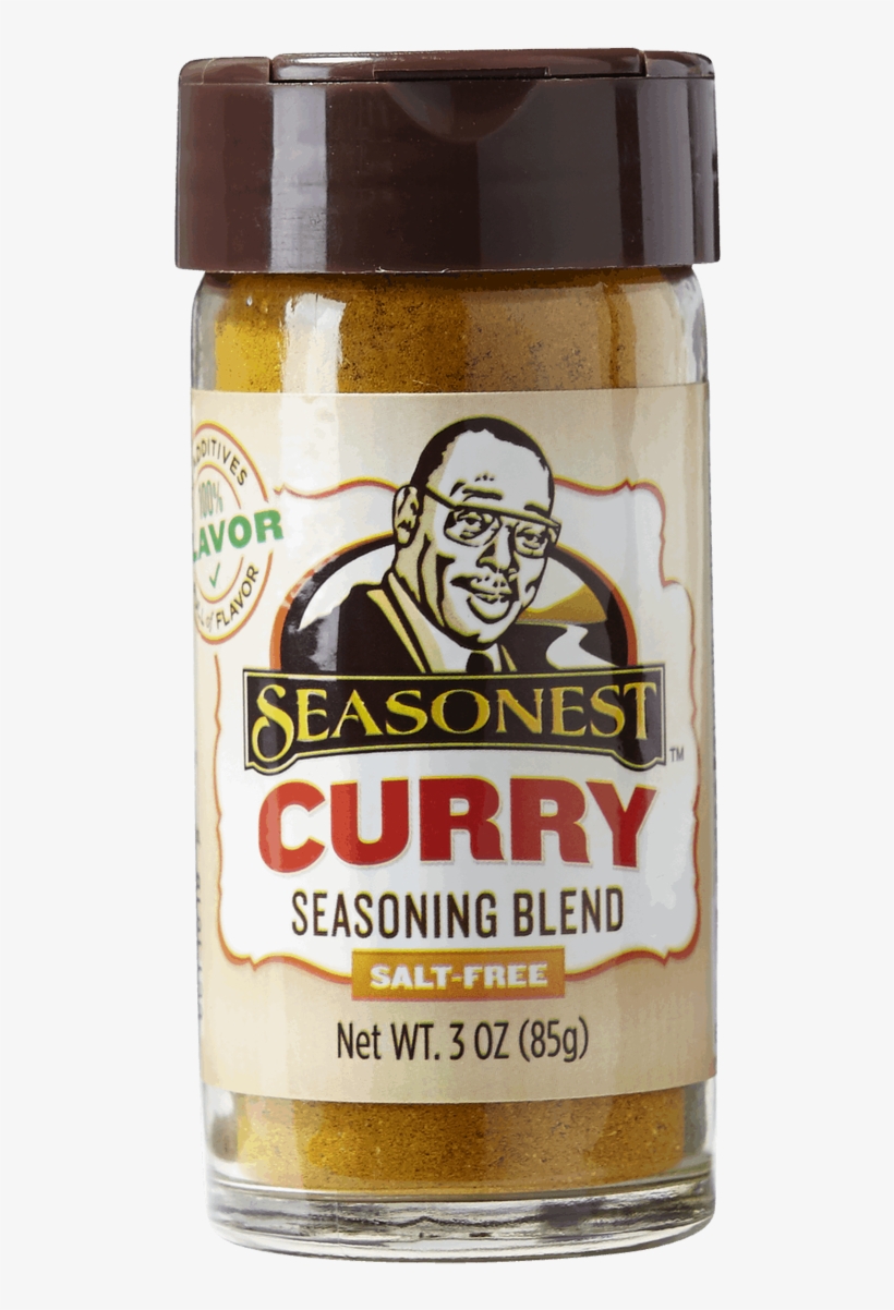 Seasonest Curry Salt-free Spice Blend - Bottle, transparent png #9232108