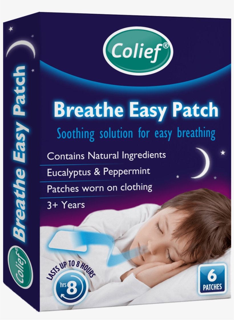 Colief Breath Easy Patch - Colief Breathe Easy Patch, transparent png #9232754
