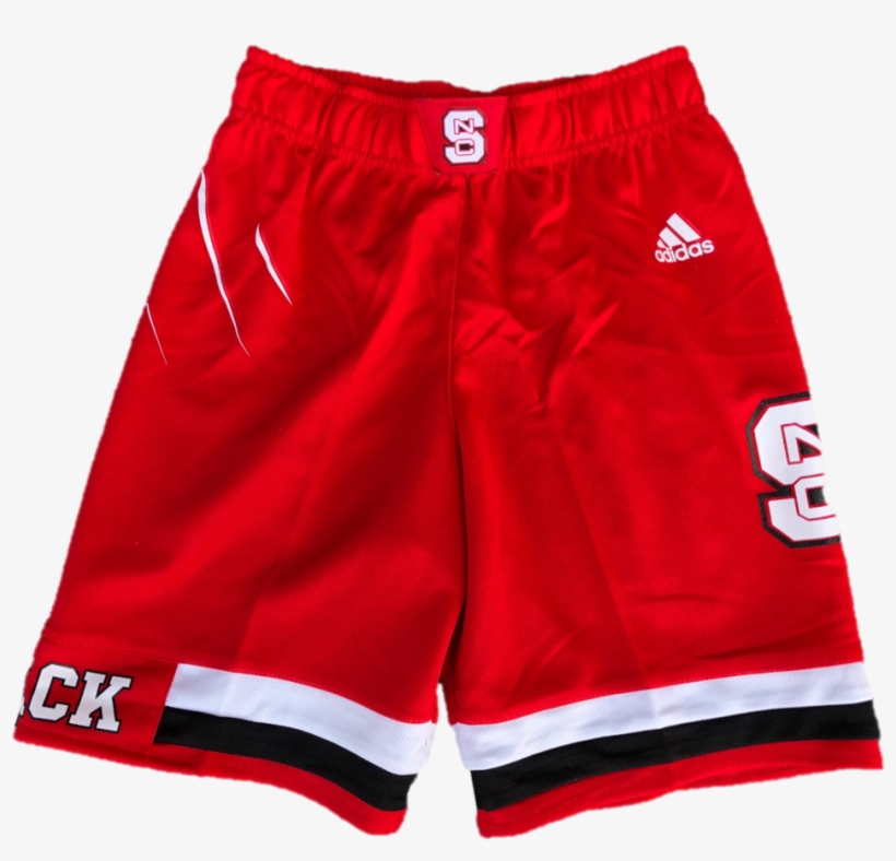 Nc State Wolfpack Adidas Kid's Red 2017 Road Replica - Adidas Short Jersey White And Black Basketball, transparent png #9233547