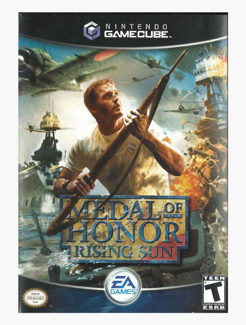 Medal Of Honor Rising Sun - Gamecube Medal Of Honor Rising Sun, transparent png #9233552