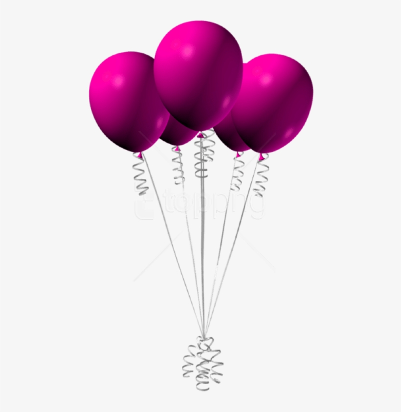Free Png Download Pink Balloons Png Images Background - Pink Balloons Transparent Background, transparent png #9235189
