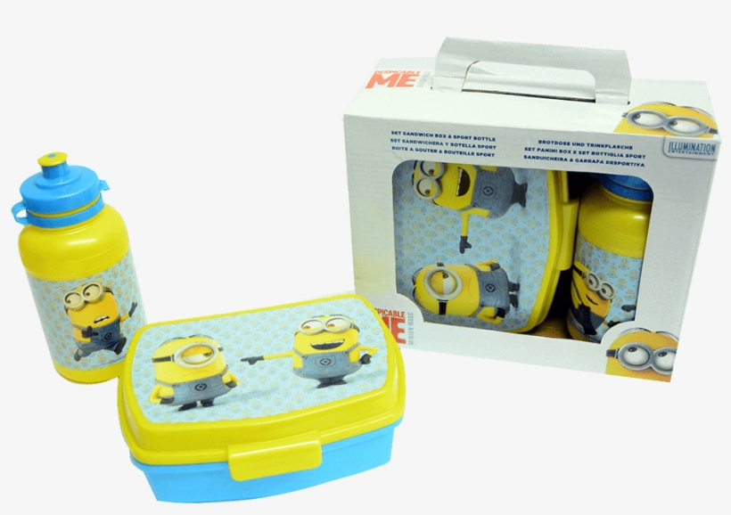 Store Lunch Box Bottle Minions - Baby Toys, transparent png #9235729