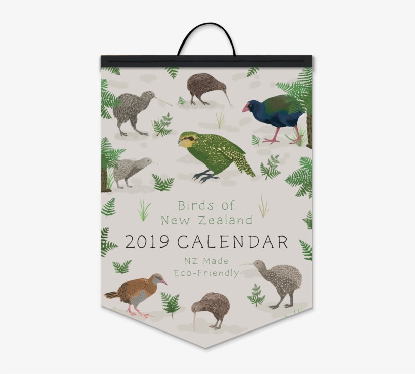 Birds Of Nz A3 Eco-friendly Calendar, transparent png #9236709
