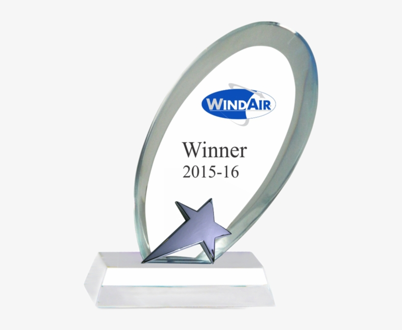 Glass Trophy Turnaround Skwg 7370 C - Trophy, transparent png #9236879
