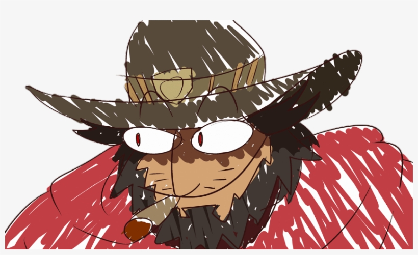 High Noon Mccree Vector - Overwatch Mccree Meme, transparent png #9236993