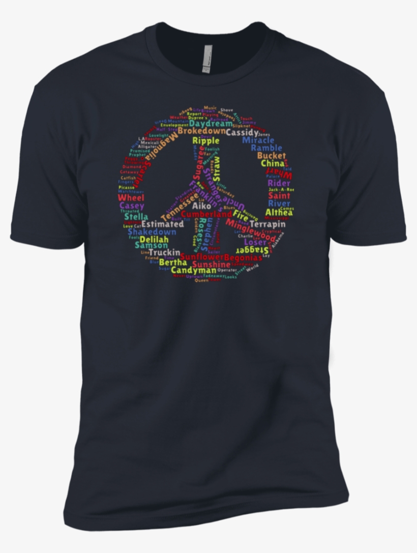 Peace Sign Dead Songs Premium T-shirt - Depeche Mode Master And Servant T Shirt, transparent png #9237073