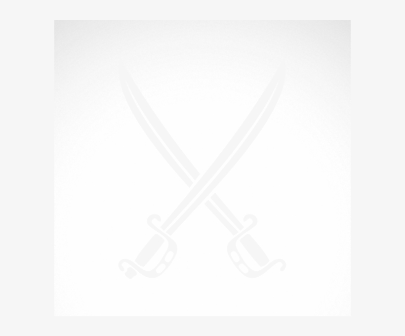 Simple Color Vinyl Cross Swords Stickers Factory - Knife, transparent png #9237479