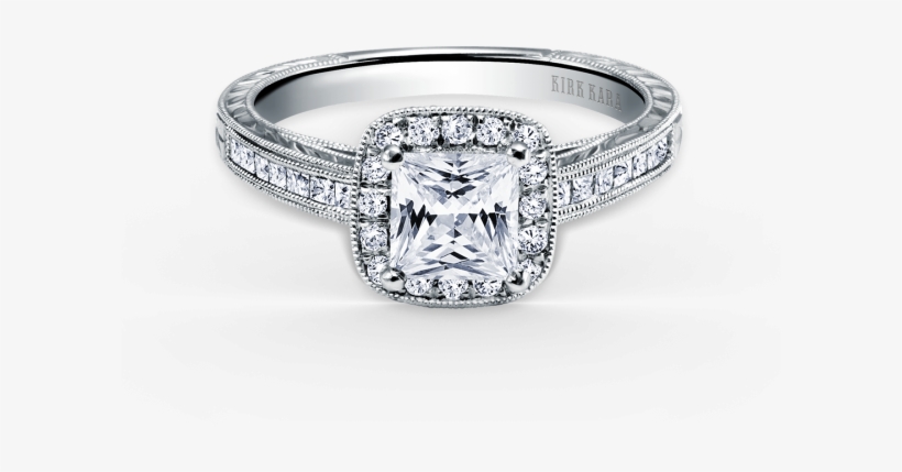 Carmella, Most Prized Creations 18k White Gold Engagement - Engagement Ring, transparent png #9237817