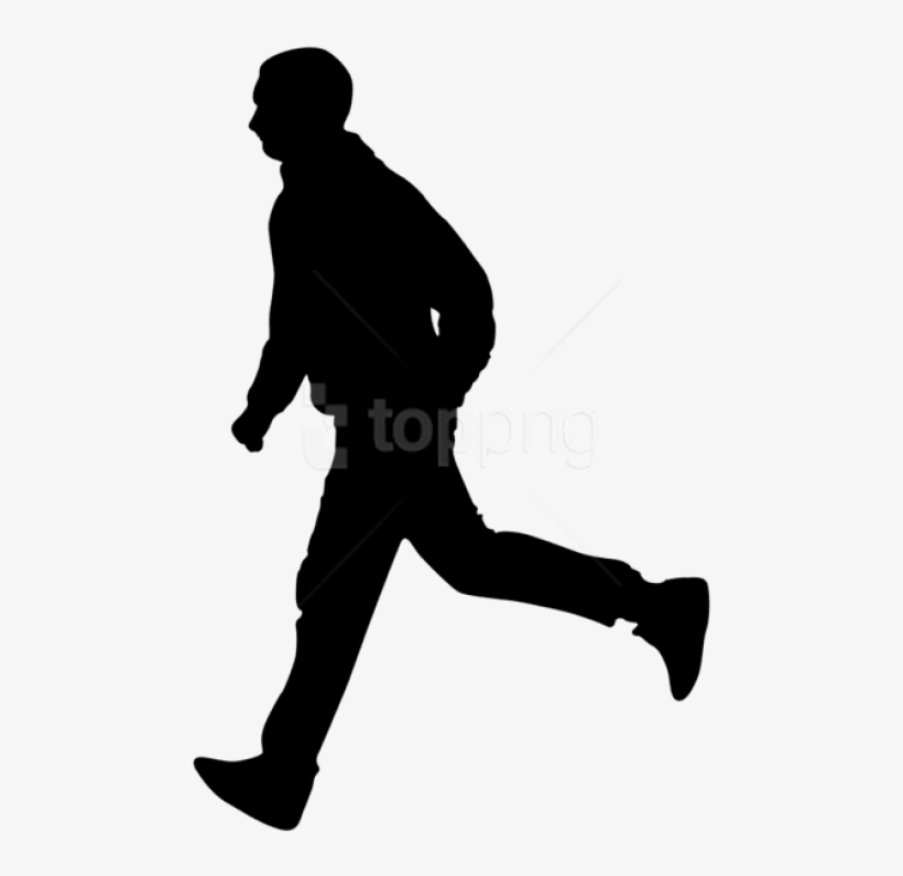 Free Png Running Man Silhouette Png - Running Man Silhouette Png, transparent png #9238154