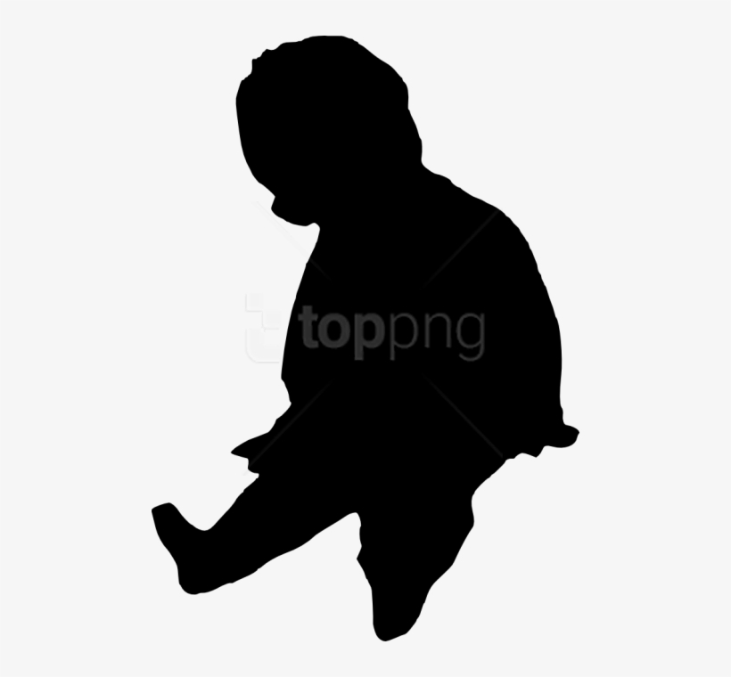Baby Silhouette Png - Silhouette, transparent png #9238648