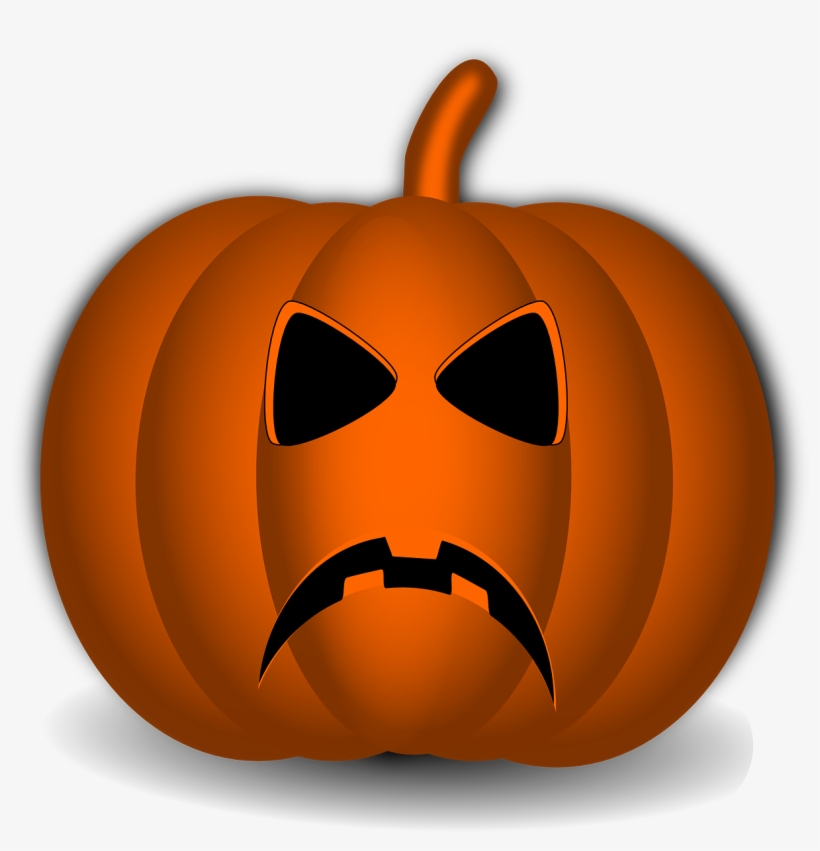 Pumpkin Halloween Face - Happy Pumpkin Clip Art, transparent png #9239083