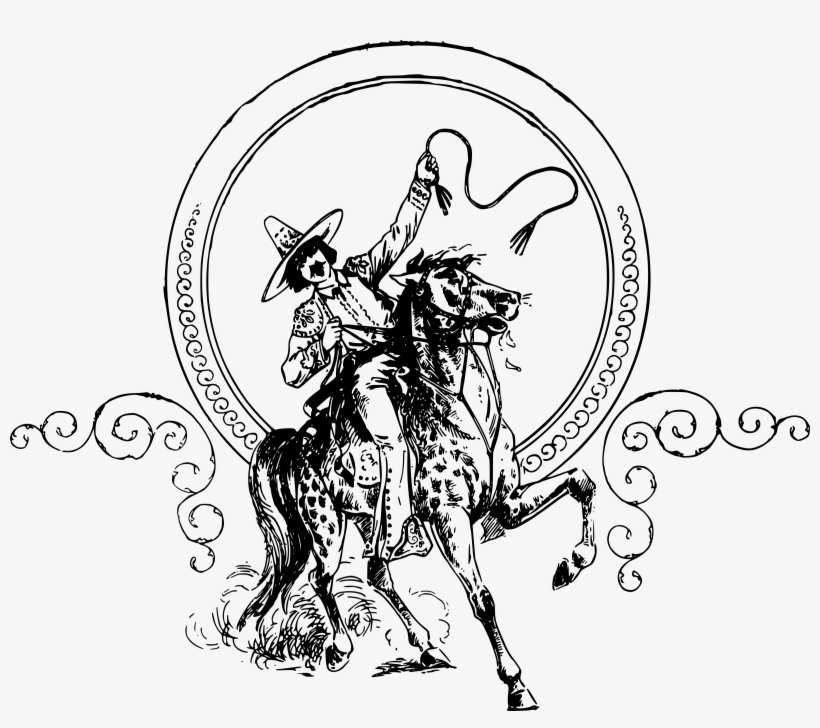 2400 X 2015 0 - Skeleton Horse And Cowboy Art, transparent png #9239383