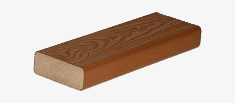Trex Transcend 2” Square Edge Composite Deck Board - Fensterbänke Dunkelbraun, transparent png #9240767