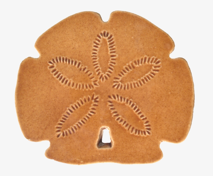 Sd26-3 3"x2" Sand Dollar Ceramic Pool Mosaic - Gingerbread, transparent png #9241234