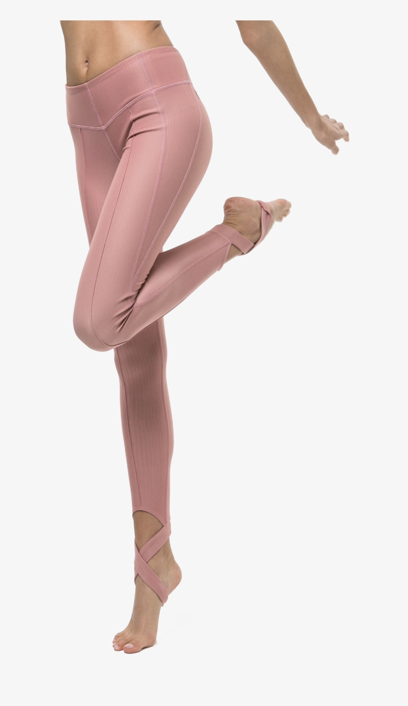 Cross Leggings Pink - Leggings, transparent png #9241396