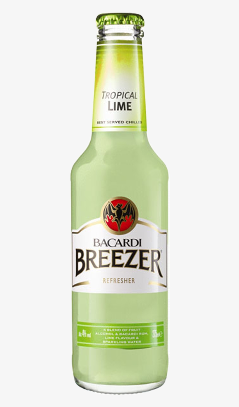 Bacardi Breezer Lime / Bottle[germany] - Bacardi Breezer Gradi, transparent png #9242011