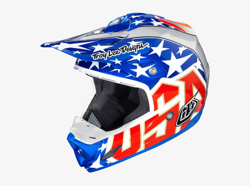 Tldhelmet - Usa Dirt Bike Helmet, transparent png #9242184