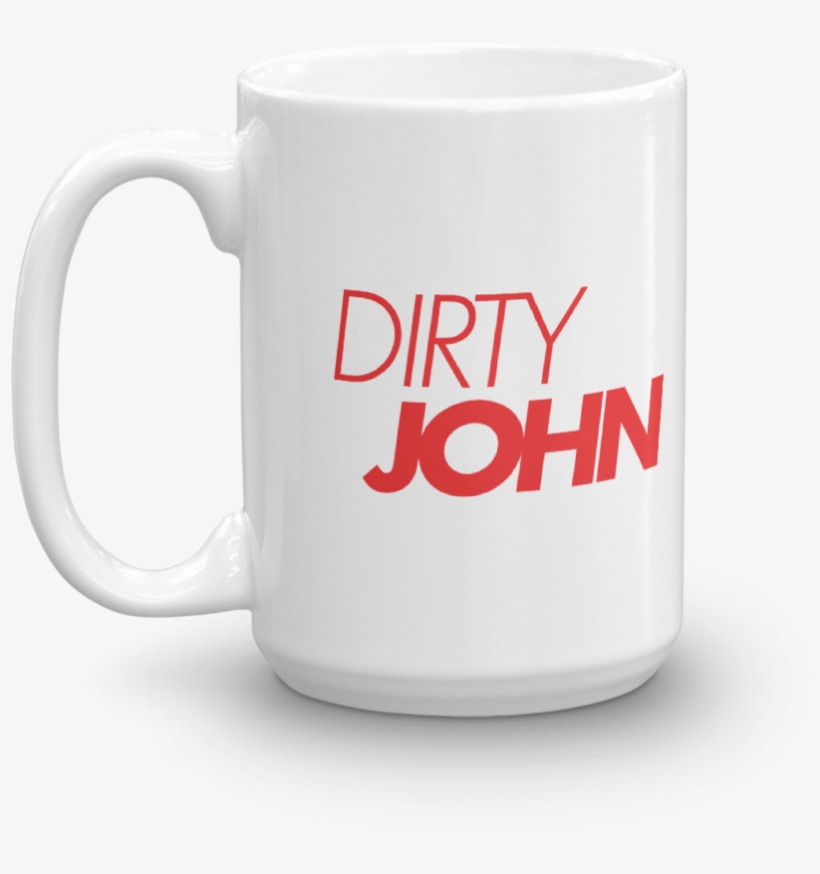 Dirty John Red Logo White Mug - Mug, transparent png #9242332