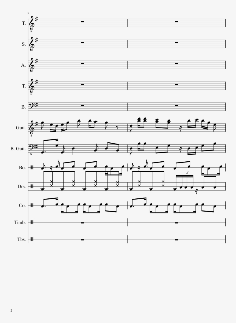 Kwanzaa Song Sheet Music Composed By Sohn 2 Of 28 Pages - Sheet Music, transparent png #9242337