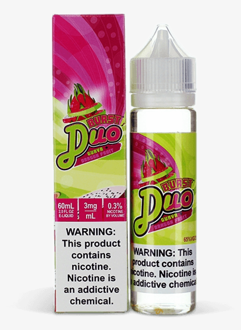 Burst Duo Guava Dragon Fruit 60ml, transparent png #9242571