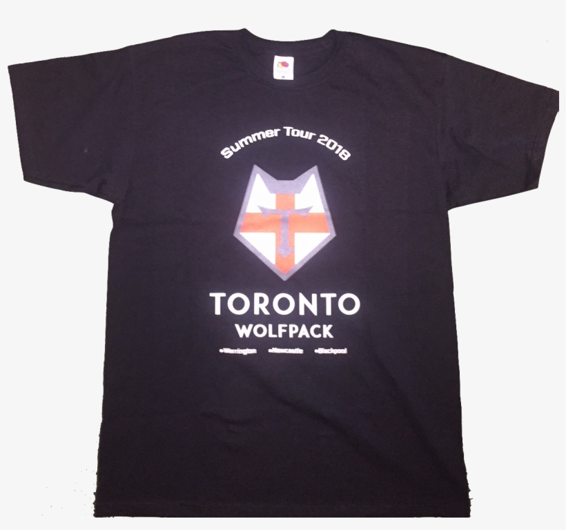 Toronto Wolfpack 2018 Uk Summer Tour T-shirt - Active Shirt, transparent png #9242852